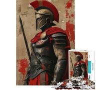 Jigsaw for Teenagers 1000 Pieces Sparta Warrior Challenging To Complete For Family Fun Educational Games for And 14 Years And over (50x75cm)