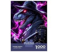 Jigsaw for Teenagers 1000 Pieces T-rex Raptor Ninja Animal Puzzles for Adults Toy Wall Decor Analysis And Logic Christmas Birthday Gifts 70x50cm/1000pcs