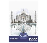 Jigsaw for Teenagers 1000 Pieces Taj Mahal Puzzles for Adults Toy Wall Decor Analysis And Logic Christmas Birthday Gifts 52x38cm/1000pcs