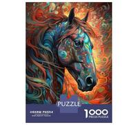 Jigsaw for Teenagers 1000 Pieces The Beautiful Horse Adult Jigsaw Puzzle Relaxing Games Difficult Challenge Christmas Birthday Gifts 38x26cm/1000pcs