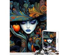 Jigsaw for Teenagers 1000 Pieces The Enchanted Temptress Practical Game Perfect Decoration Anti-Stress Toys Christmas Birthday Gifts (38x26cm)
