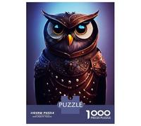Jigsaw for Teenagers 1000 Pieces The Owl Fantasy Puzzle for Adults Relaxing Games Birthday Present Fun at Home Activities, 38x26cm/1000pcs