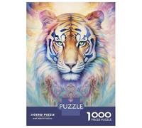 Jigsaw for Teenagers 1000 Pieces The Power of The Tiger Jigsaw for Adults Hands-on Game Precision Cutting Fun Activities at Home 70x50cm/1000pcs