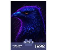 Jigsaw for Teenagers 1000 Pieces The Ravens Head Adult Puzzles Toy Wall Decor Precision Cutting Unique Birthday And Xmas Gifts 70x50cm/1000pcs