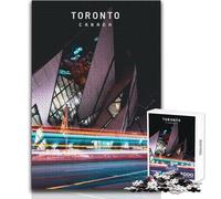 Jigsaw for Teenagers 1000 Pieces Toronto Family Fun & Game Night Analysis And Logic Gifts Ideas Size 38x26cm