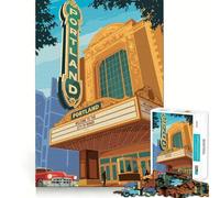 Jigsaw for Teenagers 1000 Pieces Travel to Birmingham Flawless Edge Fun Mind Game Gift Cozy Fun Time Christmas Wall Art(38x26cm)