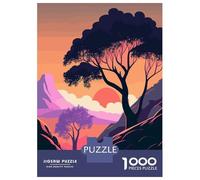 Jigsaw for Teenagers 1000 Pieces Tree Nature Adult Jigsaw Puzzle Toy Wall Decor Improve Memory Christmas Birthday Gifts 52x38cm/1000pcs
