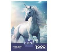 Jigsaw for Teenagers 1000 Pieces Unicorn Snow Puzzles for Adults Toy Wall Decor Analysis And Logic Christmas Birthday Gifts 70x50cm/1000pcs
