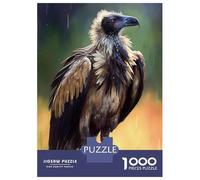 Jigsaw for Teenagers 1000 Pieces White Backed Vulture Puzzle for Adults Hands-on Game Home Decoration Fun at Home Activities, 38x26cm/1000pcs