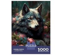 Jigsaw for Teenagers 1000 Pieces Wolf Magical World Adult Puzzles Toy Wall Decor Precision Cutting Unique Birthday And Xmas Gifts 52x38cm/1000pcs