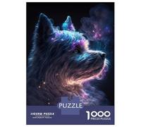 Jigsaw for Teenagers 1000 Pieces Yorkshire Terrier Galaxy Adult Puzzles Toy Wall Decor Precision Cutting Unique Birthday And Xmas Gifts 38x26cm/1000pcs