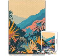 Jigsaw for Teenagers 1000 Pieces Zen Forest Minimalist Art Family Fun & Game Night Analysis And Logic Gifts Ideas Size 38x26cm