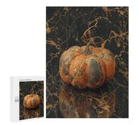 Jigsaw for Teenagers 500 PCS Gilded Pumpkin Decorative Fall Decoration Jigsaw for Teenagers But Fun And Humorous for Birthday, Chrismas Christmas Birthday Gifts 500 PCS