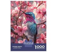 Jigsaw for Teenagers1000 Pieces Blue Hummingbird Jigsaw for Adults Toy Wall Decor A Work of Art Unique Birthday And Gifts 70x50cm/1000pcs
