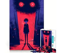 Jigsaw for Teenagers1000 Pieces Boy Facing Shadow Monster Smooth Joint Fun Brain Activity Fun Restful Game Fun Xmas Leisure Gift (38x26cm)