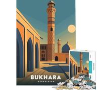 Jigsaw for Teenagers1000 Pieces Bukhara Uzbekistan Educational Game for Educational Game Challenge Toy Gifts Ideas Hand Speed Race (Size 38x52cm)