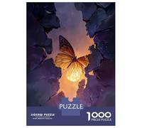 Jigsaw for Teenagers1000 Pieces Butterfly Emerging from Rock Crevice Jigsaw for Adults Toy Wall Decor A Work of Art Unique Birthday And Gifts 52x38cm/1000pcs