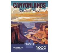 Jigsaw for Teenagers1000 Pieces Canyonlands National Park Jigsaws for Adults Brain Teaser Game Enhance Memory Help The Brain Exercise 70x50cm/1000pcs