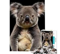 Jigsaw for Teenagers1000 Pieces Close Up Koala for Birthday, Chrismas Enhance Memory Toy Wall Decor Suitable for People Aged 14 And Above (38X52CM)