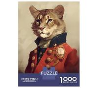 Jigsaw for Teenagers1000 Pieces Cougar Mythical World Adult Puzzles Family Game Staycation Kill Time Deal As Gifts for The Whole Family 38x26cm/1000pcs