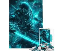 Jigsaw for Teenagers1000 Pieces Cyberpunk Ninja Warrior Challenging To Complete Analysis And Logic Educational Game for And 14 Years And over (38X26CM)