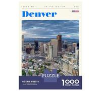 Jigsaw for Teenagers1000 Pieces Denver Colorado Travel Art Jigsaw for Adults Brain Teaser Game Difficult Hard Stress Reduction Gifts 70x50cm/1000pcs