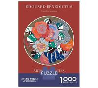 Jigsaw for Teenagers1000 Pieces Edouard Benedictus Nouvelles Variations Jigsaw for Adults Brain Teaser Game Difficult Hard Stress Reduction Gifts 38x26cm/1000pcs