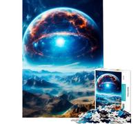 Jigsaw for Teenagers1000 Pieces Eye in The Sky for Birthday, Chrismas Enhance Memory Toy Wall Decor Suitable for People Aged 14 And Above (38X52CM)