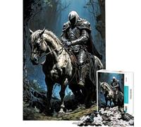 Jigsaw for Teenagers1000 Pieces Fallen Knight in The Gloom Challenging To Complete Birthday Present Educational Games for 14+ Puzzle Game Offered (50x75cm)