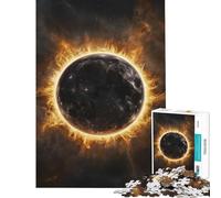 Jigsaw for Teenagers1000 Pieces Fiery Planet Challenging To Complete Analysis And Logic Educational Game for And 14 Years And over (38X52cm)