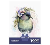 Jigsaw for Teenagers1000 Pieces Floral Kiwi Bird Jigsaw for Adults Brain Teaser Game Difficult Hard Stress Reduction Gifts 70x50cm/1000pcs