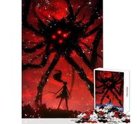 Jigsaw for Teenagers1000 Pieces Four Eye Demon Spider Educational Toy Gift For Birthdays Fun Games with Matching Poster And Trivia Sheet Size 50x75cm