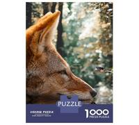 Jigsaw for Teenagers1000 Pieces Fox Butterfly Reflection Puzzles for Adults Relax Games Precision Cutting Deal As Gifts for The Whole Family 38x26cm/1000pcs