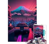 Jigsaw for Teenagers1000 Pieces Going Down The Road Fun at Home Activities, Home Decoration Fun Games for And 14 Years And over (50x75cm)