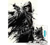 Jigsaw for Teenagers1000 Pieces Grim Enforcer Jigsaw Puzzle 1000 Toy Wall Decor Pattern Assembly Challenging Game Gifts (38x52cm)