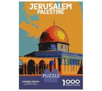 Jigsaw for Teenagers1000 Pieces Jerusalem Paestine Jigsaws for Adults Brain Teaser Game Enhance Memory Help The Brain Exercise 70x50cm/1000pcs