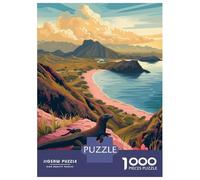 Jigsaw for Teenagers1000 Pieces Komodo Island Jigsaw for Adults Brain Teaser Game Difficult Hard Stress Reduction Gifts 38x26cm/1000pcs