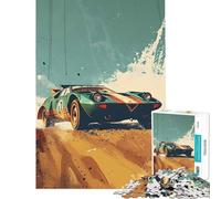 Jigsaw for Teenagers1000 Pieces Lancia Stratos on A Rally Challenging To Complete Analysis And Logic Educational Game for And 14 Years And over (50X75CM)