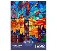 Jigsaw for Teenagers1000 Pieces London Jigsaws for Adults Brain Teaser Game Enhance Memory Help The Brain Exercise 70x50cm/1000pcs