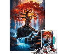 Jigsaw for Teenagers1000 Pieces Magic Tree Difficult And Challenge Analysis And Logic Home Decoration Toys for Ages 14 And over (38x52cm)