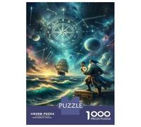 Jigsaw for Teenagers1000 Pieces Magical Compass Navigation Adult Puzzles Family Game Staycation Kill Time Deal As Gifts for The Whole Family 70x50cm/1000pcs