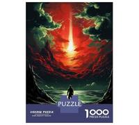 Jigsaw for Teenagers1000 Pieces Magical Sunset Over Ocean Puzzle for Adults Hands-on Game Perfect Decoration Unique Birthday And Gifts 38x26cm/1000pcs