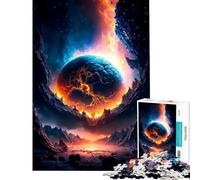 Jigsaw for Teenagers1000 Pieces Magma Planet Toy Intellectual Game Brain Teaser Game Difficult Hard Great Gifts for Games (Size 38x52cm)