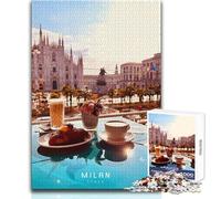 Jigsaw for Teenagers1000 Pieces Milan Family Fun & Game Night Learning Educational Gift Birthday Size 50x75cm