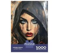 Jigsaw for Teenagers1000 Pieces Modern Abstract Woman Art Print Puzzle for Adults Hands-on Game Perfect Decoration Unique Birthday And Gifts 70x50cm/1000pcs