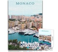 Jigsaw for Teenagers1000 Pieces Monaco Family Fun & Game Night Learning Educational Gift Birthday Size 50x75cm