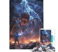 Jigsaw for Teenagers1000 Pieces Monster Confrontation for Birthday, Chrismas Enhance Memory Toy Wall Decor Suitable for People Aged 14 And Above (38X26cm)