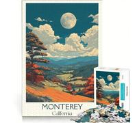 Jigsaw for Teenagers1000 Pieces Monterey, California, Brain Teaser Game, Challenging To Complete, Gifts for Friends And Family 50x75cm