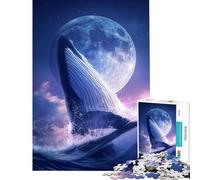 Jigsaw for Teenagers1000 Pieces Moonlight Leap Challenging To Complete Analysis And Logic Educational Game for And 14 Years And over (38X52cm)