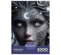 Jigsaw for Teenagers1000 Pieces Moonlit Forest Nymph Puzzle for Adults Brain Teaser Game Wall Decoration Stress Reduction Gifts 52x38cm/1000pcs